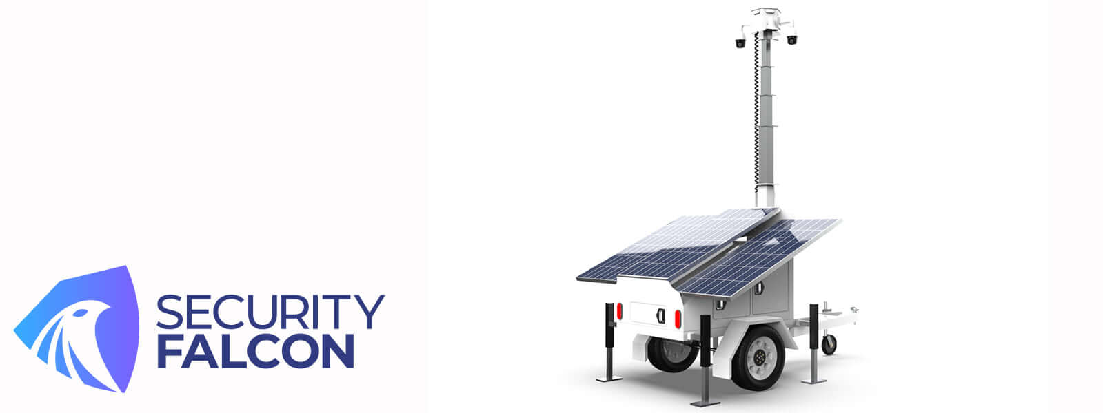 security camera solar mobile trailer